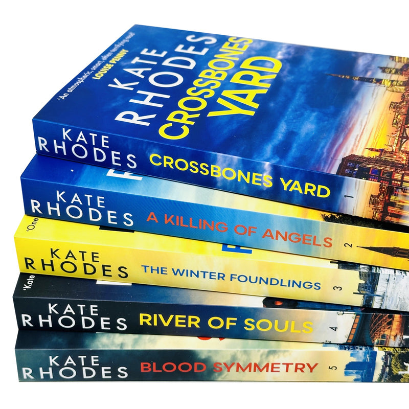 Alice Quentin Series Collection 5 Books Set By Kate Rhodes (Crossbones Yard, A Killing of Angels, The Winter Foundlings, River of Souls, Blood Symmetry) - The Book Bundle