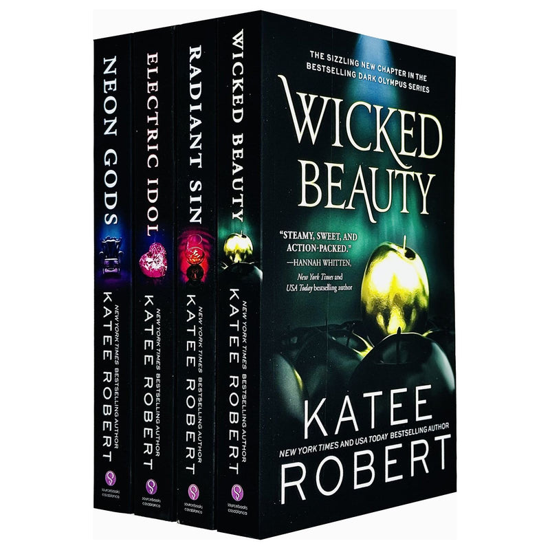 Katee Robert Dark Olympus Series 4 Books Set (Neon Gods, Electric Idol, Wicked Beauty, Radiant Sin) - The Book Bundle