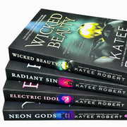 Katee Robert Dark Olympus Series 4 Books Set (Neon Gods, Electric Idol, Wicked Beauty, Radiant Sin) - The Book Bundle