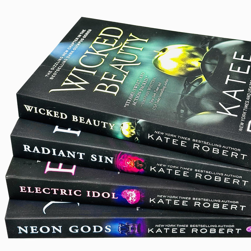 Katee Robert Dark Olympus Series 4 Books Set (Neon Gods, Electric Idol, Wicked Beauty, Radiant Sin) - The Book Bundle