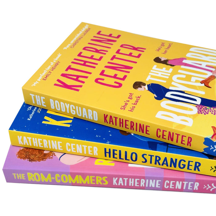 Katherine Center 3 books Set(The Rom-Commers,Hello Stranger,The Bodyguard) - The Book Bundle