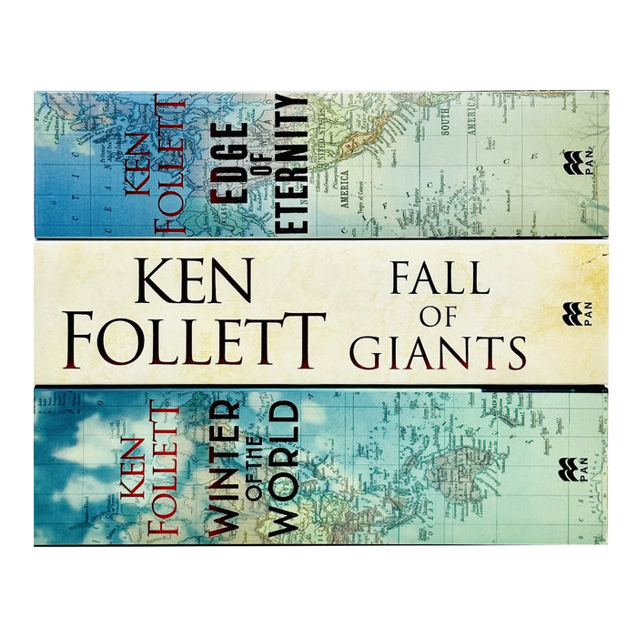 Ken Follett Century Trilogy War Stories Collection 3 Books Set (Fall of Giants, Winter of the World, Edge of Eternity) - The Book Bundle