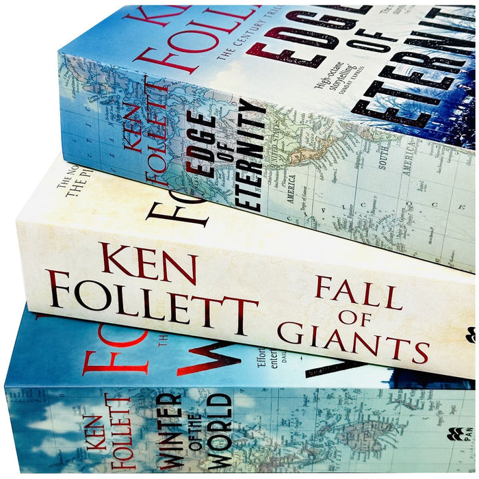 Ken Follett Century Trilogy War Stories Collection 3 Books Set (Fall of Giants, Winter of the World, Edge of Eternity) - The Book Bundle