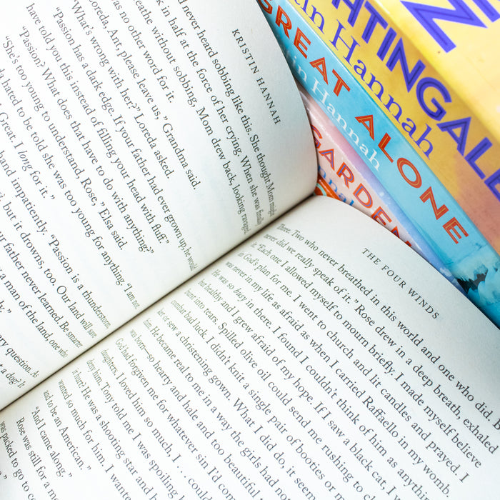 Kristin Hannah 5 Books Collection Set (The Nightingale, The Four Winds, The Great Alone, Winter Garden, Home Front) - The Book Bundle