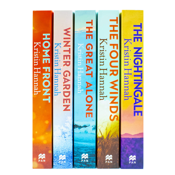 Kristin Hannah 5 Books Collection Set (The Nightingale, The Four Winds, The Great Alone, Winter Garden, Home Front) - The Book Bundle