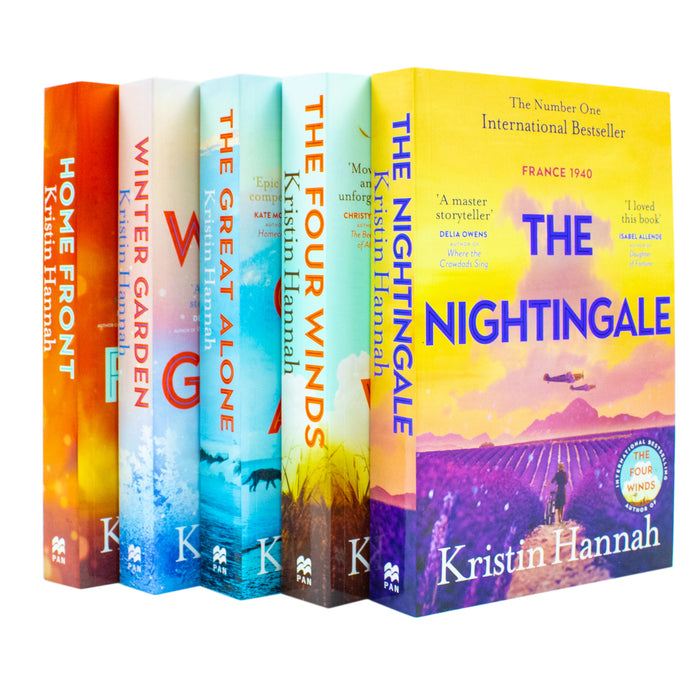 Kristin Hannah 5 Books Collection Set (The Nightingale, The Four Winds, The Great Alone, Winter Garden, Home Front) - The Book Bundle