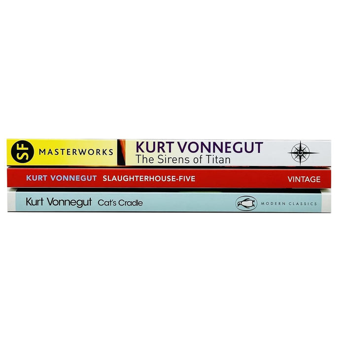 Kurt Vonnegut Collection 3 Books Set (Slaughterhouse 5, Cat's Cradle, The Sirens Of Titan) - The Book Bundle