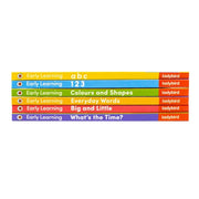 Ladybird Early Learning 6-book hardcover collection box set featuring colorful illustrations for young children, non-fiction educational books.