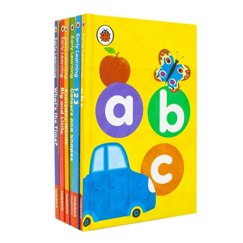 Ladybird Ladybird Ltd early learning 6-book hardcover collection box set with colorful non-fiction children's books.