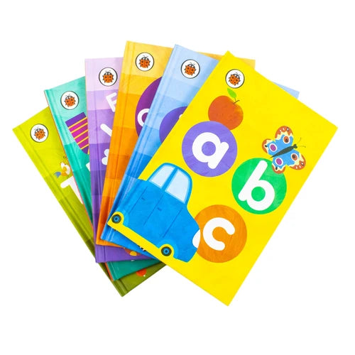 Ladybird Ladybird Ltd early learning 6 hardcover books collection box set for children, featuring colorful non-fiction titles.