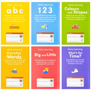 Ladybird Ladybird Ltd early learning 6 hardcover book collection box set, featuring colorful nonfiction books for children.