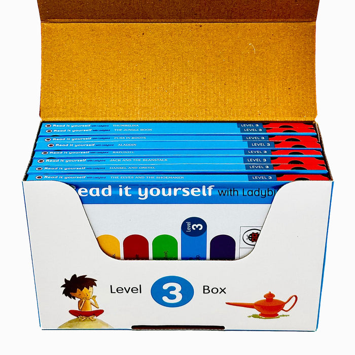 Ladybird Read It Yourself Tuck Box Level 3: 8 Books Box Set (The Elves and the Shoemaker) - The Book Bundle
