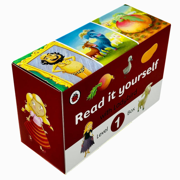 Ladybird Read it Yourself Tuck Box Level 1: 10 Books Box Set (Cinderella) - The Book Bundle