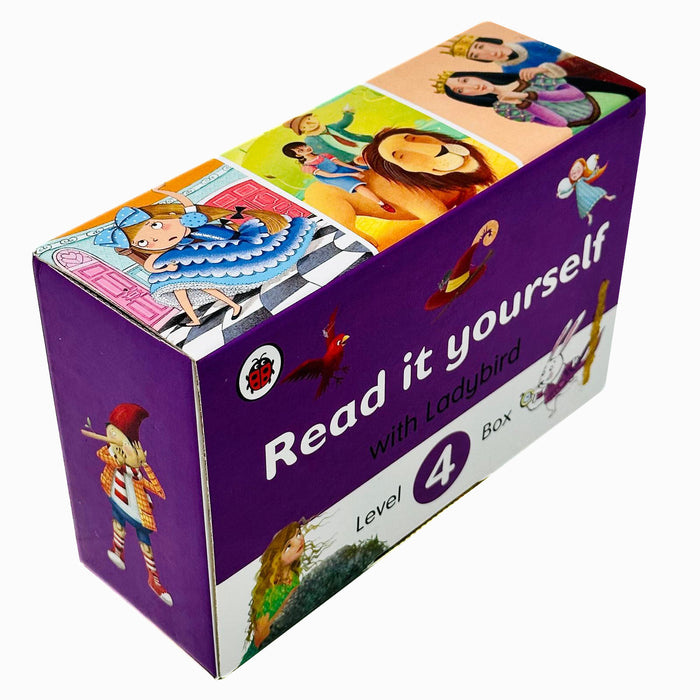 Ladybird Read it Yourself Tuck Box Level 4: 8 Books Box Set (Heidi, The Little Mermaid) - The Book Bundle