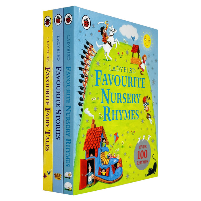 Ladybird Stories 3 Books Collection Set (Ladybird Favourite Nursery Rhymes, Favourite Stories & Favourite Fairy Tales) - The Book Bundle