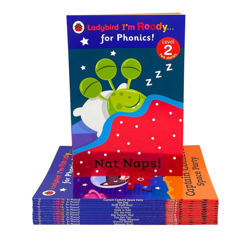 I'm Ready for Phonics 12 Books Collection Set by Ladybird - Fiction - Paperback