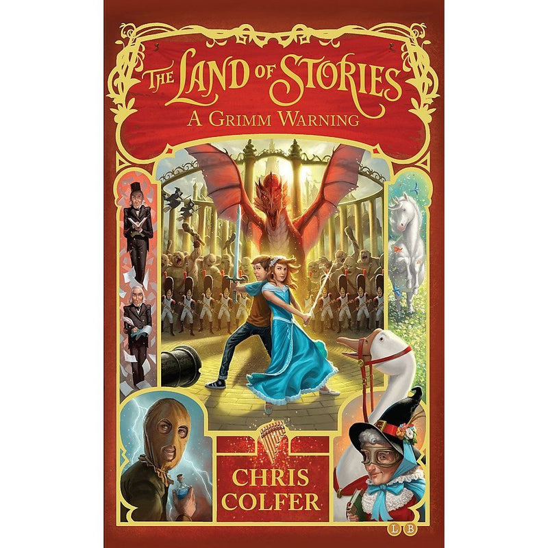 Land Of Stories Collection 6 Books  Set by Chirs Colfer (Wishing Spell, Grim Warning, Enchantress Returns, An Authors Oddyssey, Worlds Collide) - The Book Bundle