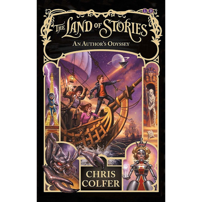 Land Of Stories Collection 6 Books  Set by Chirs Colfer (Wishing Spell, Grim Warning, Enchantress Returns, An Authors Oddyssey, Worlds Collide) - The Book Bundle