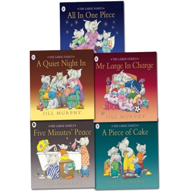 The Large Family 5 Books Collection Set by Jill Murphy - Fiction - Paperback