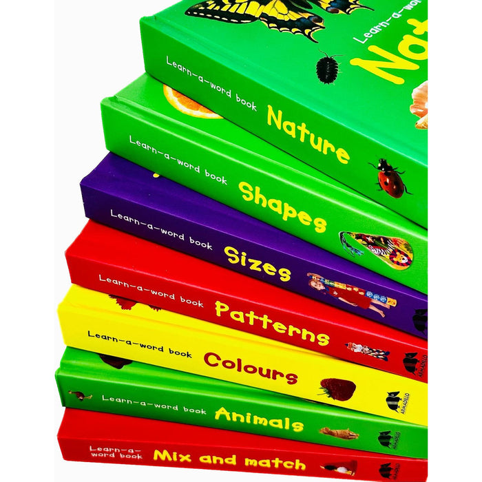 Learn-a-Word Picture Board Book Collection 7 Books Set By Nicola Tuxworth - The Book Bundle