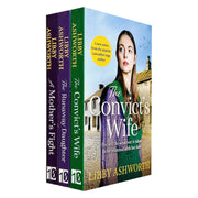 Set of three Lancashire Girls Canelo Saga books by Libby Ashworth, including A Mother's Fight and Convict, with book covers visible.