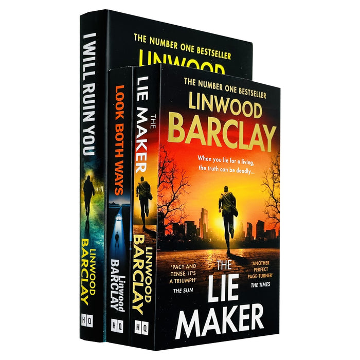 Linwood Barclay Collection 3 Books Set (I WILL RUIN YOU(HB). Lie Maker,Look Both) - The Book Bundle
