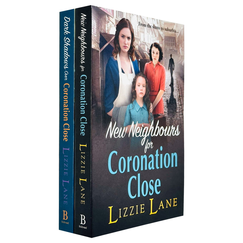 Lizzie Lane 2 books set(New Neighbours for Coronation Close,Dark Shadows over Coronation Close) - The Book Bundle