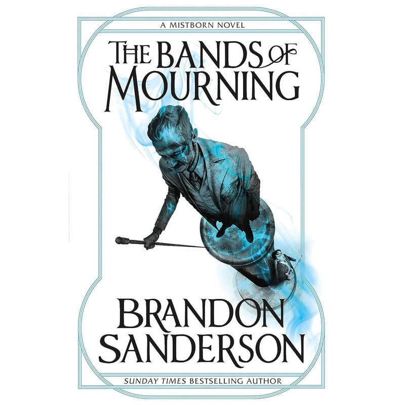 Brandon Sanderson Mistborn series 4-book collection set including The Alloy of Law, Shadows of Self, Bands of Mourning, and The Lost Metal.