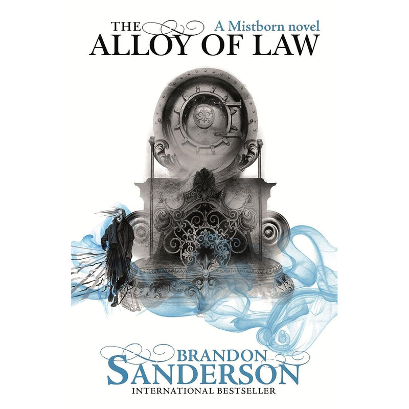 Brandon Sanderson Mistborn series 4-book collection set including The Alloy of Law, Shadows of Self, Bands of Mourning, and The Lost Metal.