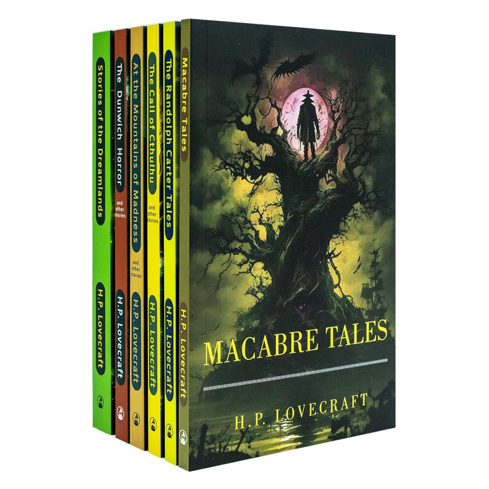The H. P Lovecraft 6 Books Collection (Macabre Tales, At the Mountains of Madness, The Call of Cthulhu & Others) - The Book Bundle