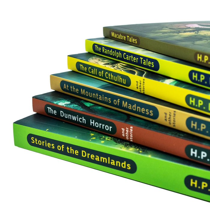 The H. P Lovecraft 6 Books Collection (Macabre Tales, At the Mountains of Madness, The Call of Cthulhu & Others) - The Book Bundle