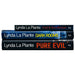 Lynda La Plante 3 Book Set(Pure Evil,Dark Rooms, Trial & Retribution(Paperback) - The Book Bundle