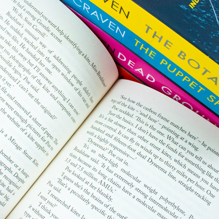 Washington Poe and Avison Fluke Series 5 Books Collection Set By M. W. Craven - The Book Bundle