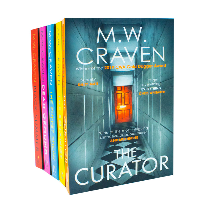 Washington Poe and Avison Fluke Series 5 Books Collection Set By M. W. Craven - The Book Bundle