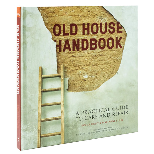 Cover of the Old House Handbook by Roger Hunt, featuring practical tips for caring for and repairing historic houses.