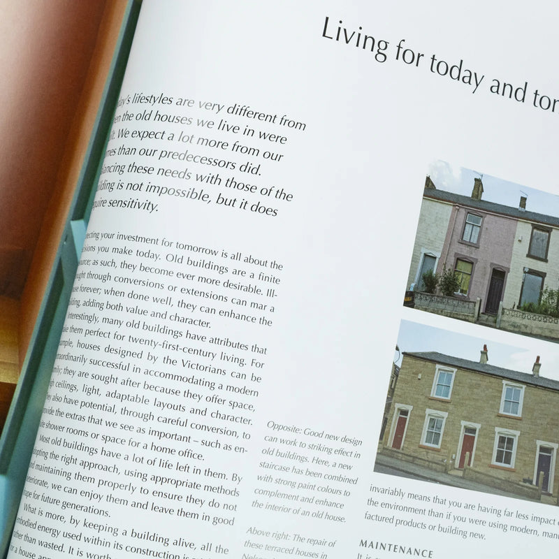 Cover of the Old House Handbook by Roger Hunt, a practical guide to caring for and repairing historic houses.