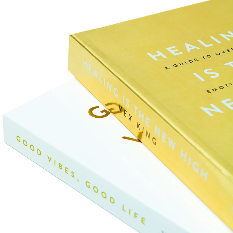 Healing Is The New High & Good Vibes, Good Life 2 Books Box Set by Vex King - Non Fiction - Paperback