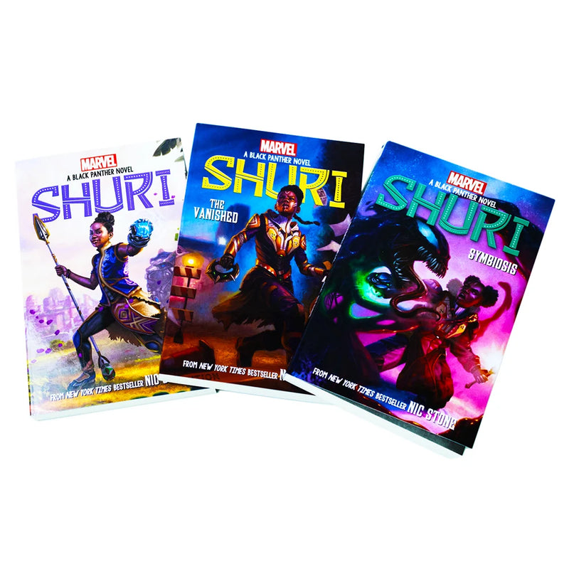 Marvel Black Panther Shuri Series 3 Books Collection Set by Nic Stone