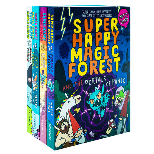 Super Happy Magic Forest Series by Matty Long 4 Books Collection Set - The Book Bundle