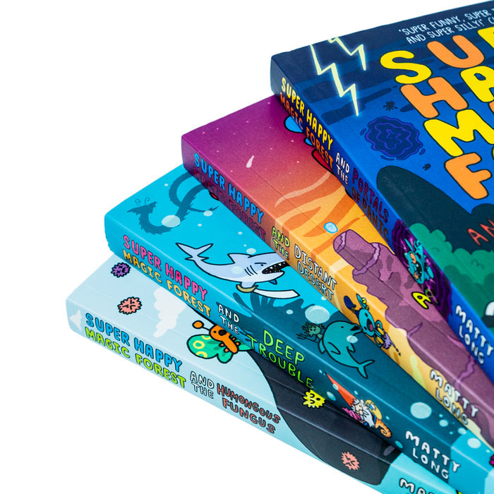 Super Happy Magic Forest Series by Matty Long 4 Books Collection Set - The Book Bundle