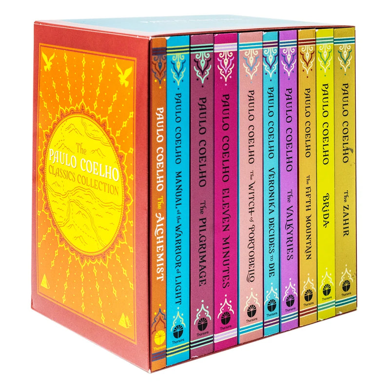 Paulo Coelho Classics Collection box set with ten paperback fiction books by Paulo Coelho, published by Thorsons.