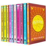 Set of 10 Paulo Coelho Classics Collection paperback books by Thorsons, featuring iconic fiction titles in a box set.
