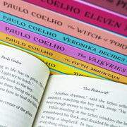 Set of 10 Paulo Coelho Classics Collection paperback books by Thorsons, featuring iconic fiction titles in a box set.