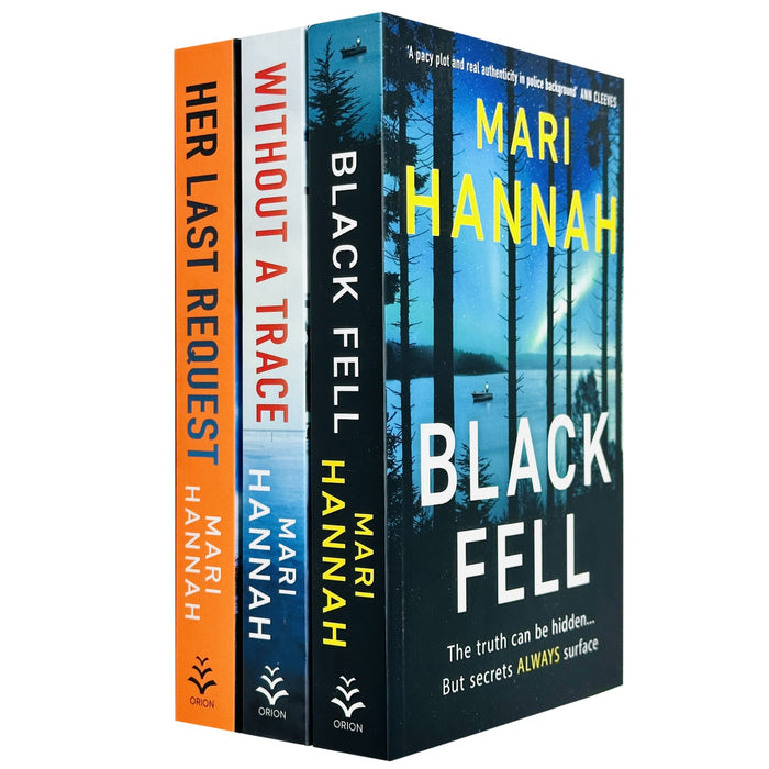 Mari Hannah 3 Books Collection Set Black Fell, Without a Trace, Her Last Request - The Book Bundle