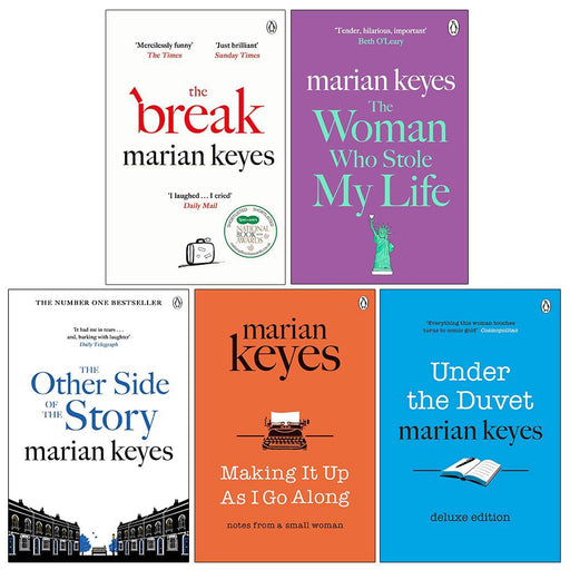 Marian Keyes Collection 5 Books Set (The Break, The Woman Who Stole My Life, The Other Side of the Story, Making It Up As I Go Along, Under the Duvet) - The Book Bundle