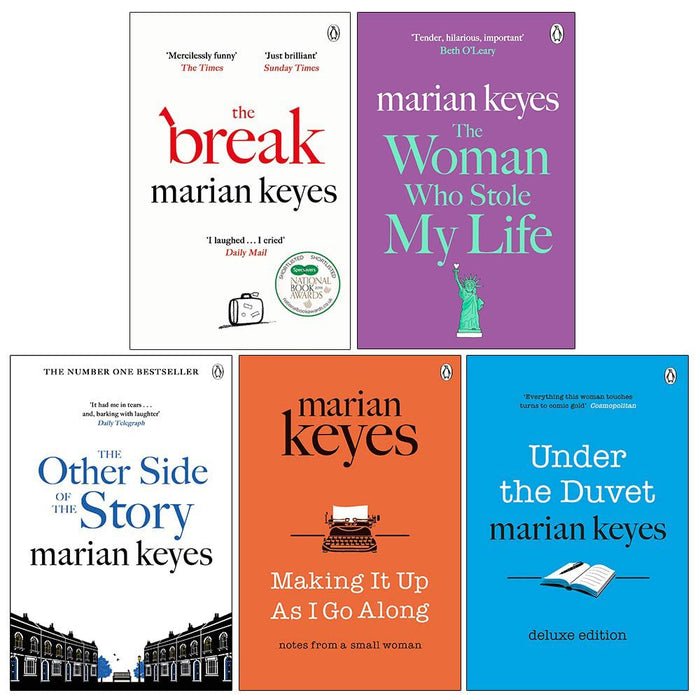Marian Keyes Collection 5 Books Set (The Break, The Woman Who Stole My Life, The Other Side of the Story, Making It Up As I Go Along, Under the Duvet) - The Book Bundle