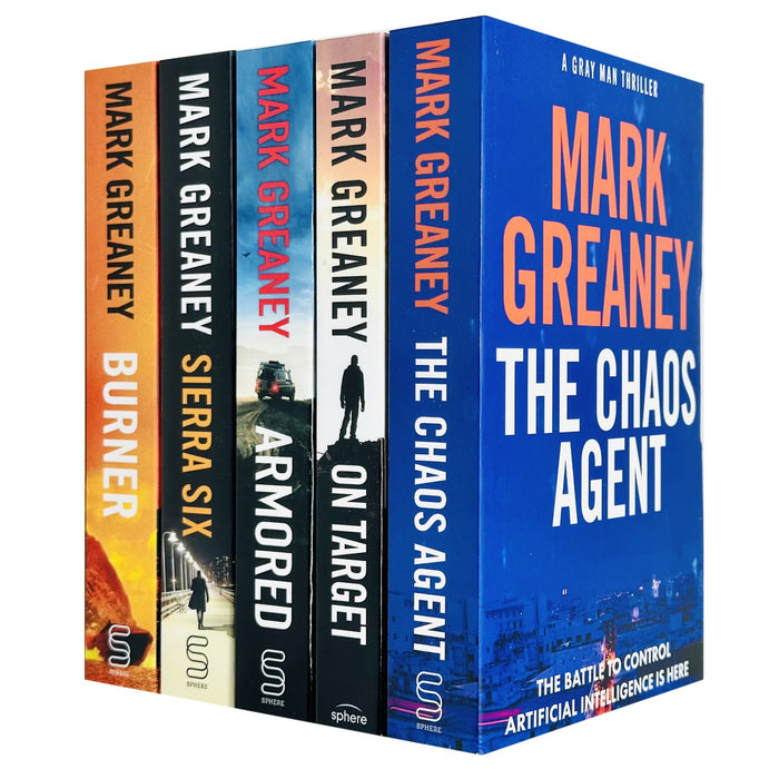 Mark Greaney Collection 5 Books Set (The Chaos Agent, On Target, Armored, Sierra Six & Burner) - The Book Bundle