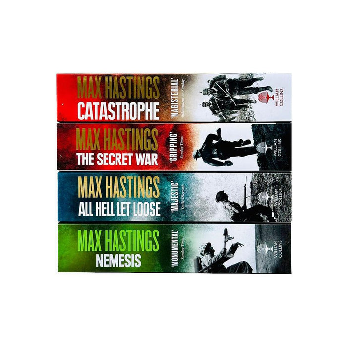Max Hastings Collection 4 Books Set (The Secret War, Nemesis, Catastrophe, All Hell Let Loose) - The Book Bundle