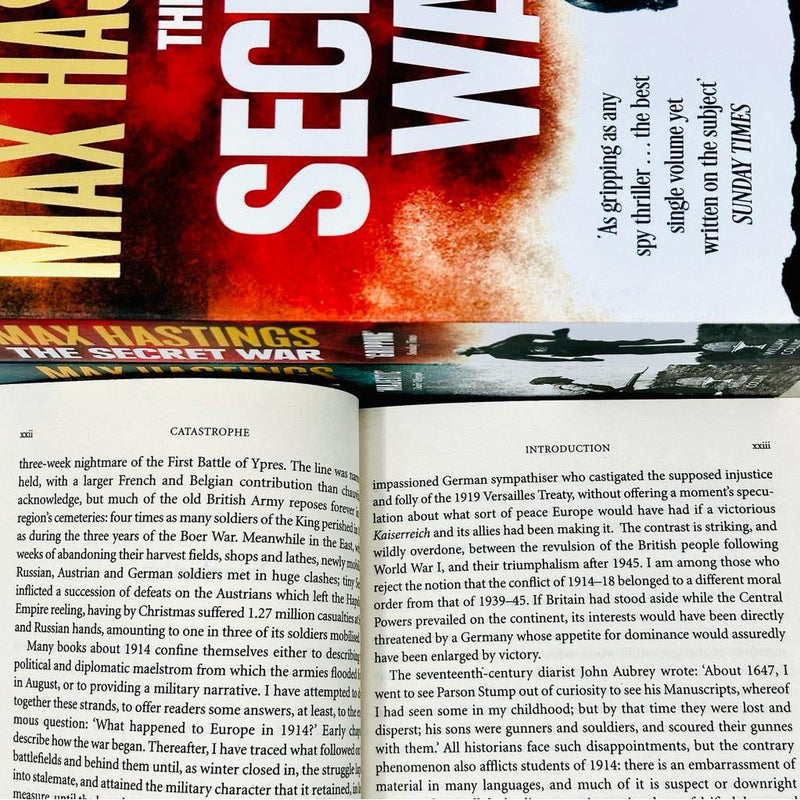 Max Hastings Collection 4 Books Set (The Secret War, Nemesis, Catastrophe, All Hell Let Loose) - The Book Bundle