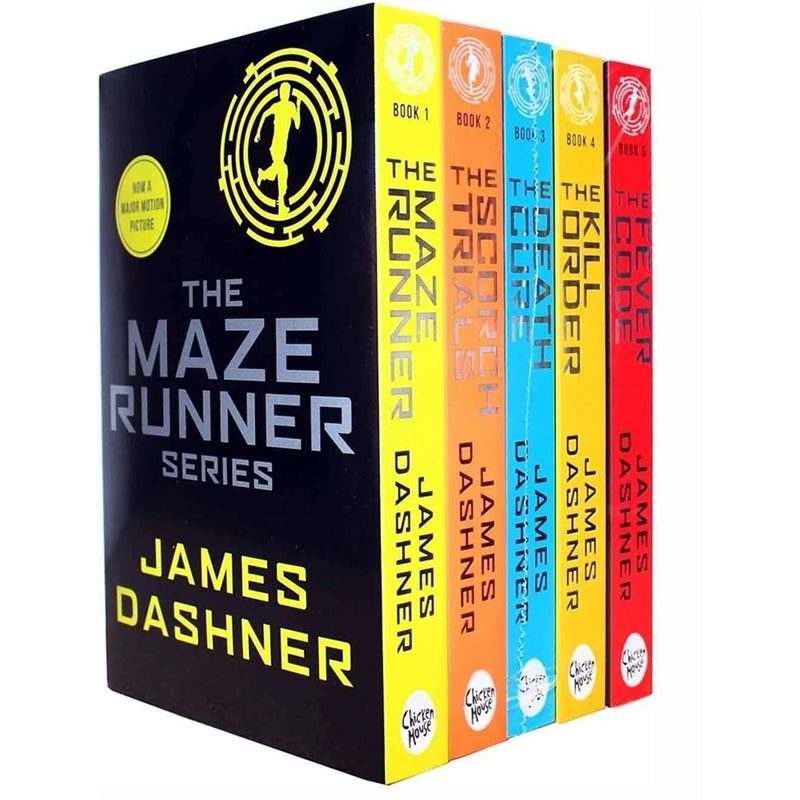 Maze Runner 5-Book Complete Collection Set by James Dashner - Young Adult - Paperback